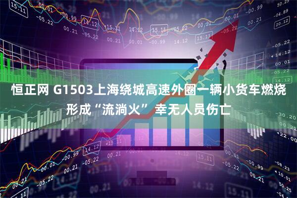 恒正网 G1503上海绕城高速外圈一辆小货车燃烧形成“流淌火” 幸无人员伤亡